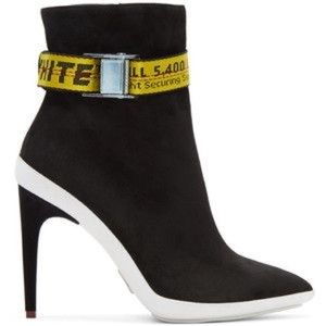 Off-white ankle boots